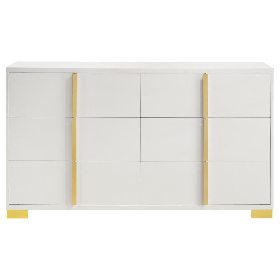Marceline White Queen Bed 4 Pc Set