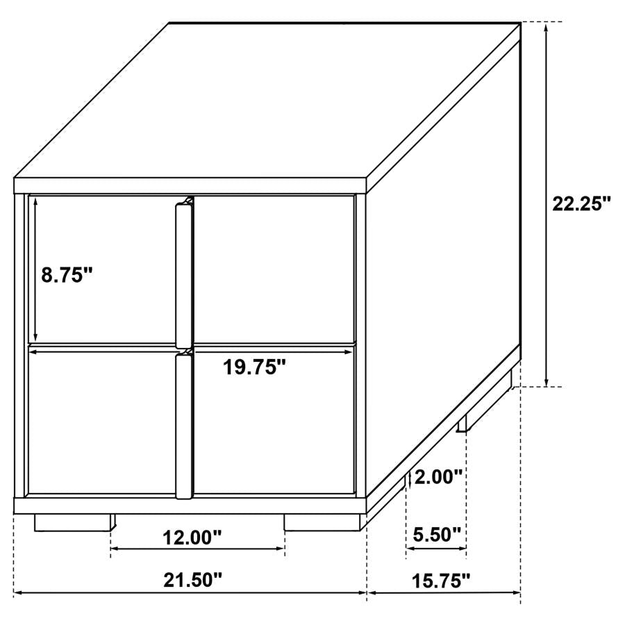 Marceline White Nightstand