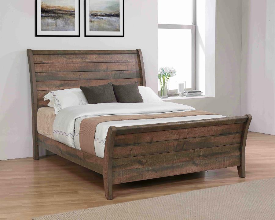 Frederick Brown Queen Bed