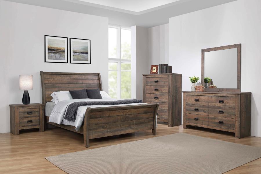 Frederick Brown Queen Bed