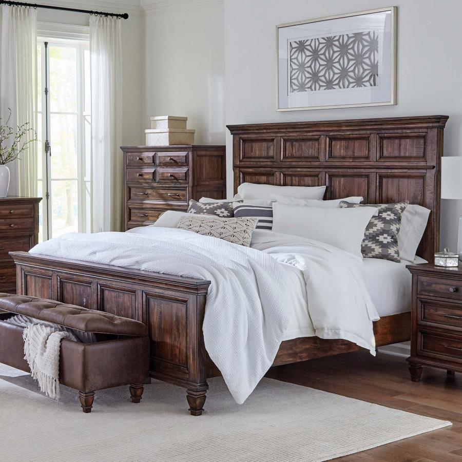 Avenue Brown Eastern King Bed