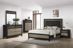 Valencia Brown Eastern King Bed 5 Pc Set