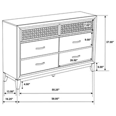Valencia Brown Eastern King Bed 5 Pc Set