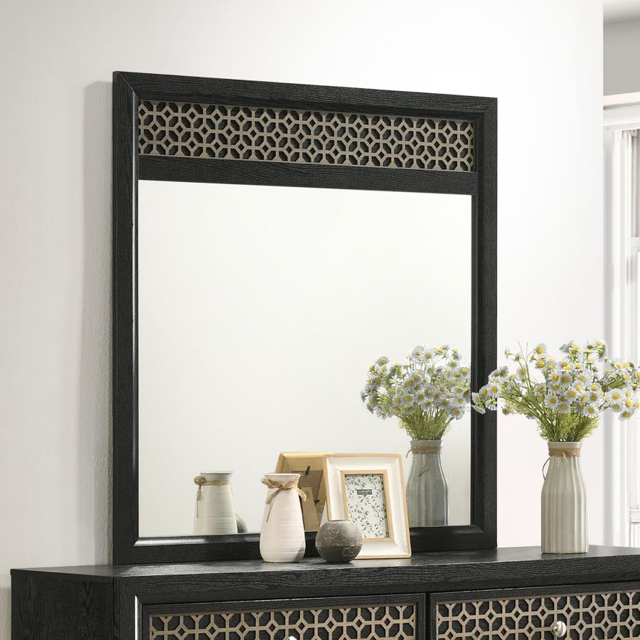 Valencia Black Dresser Mirror
