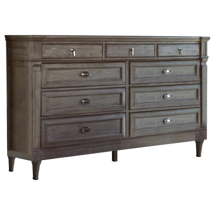 Alderwood Grey Eastern King Bed 5 Pc Set