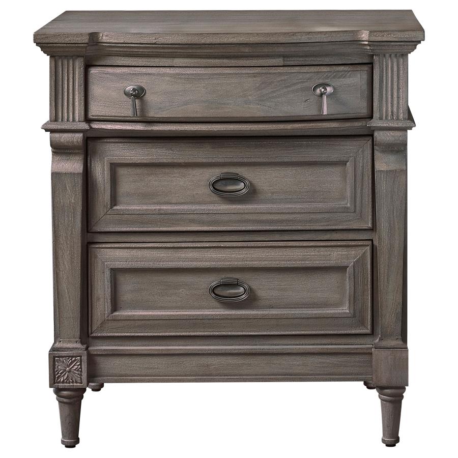 Alderwood Grey Nightstand