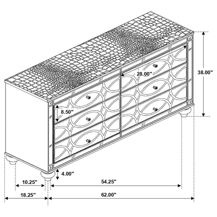 Gunnison Silver Dresser