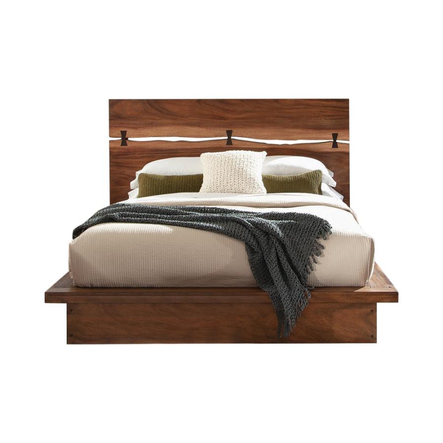 Winslow Brown Queen Bed 5 Pc Set
