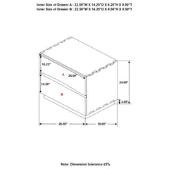 Winslow Brown Nightstand