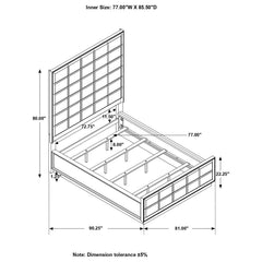 Durango Grey California King Bed