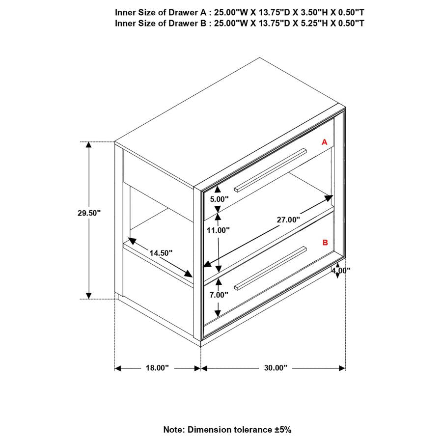 Durango Brown Nightstand