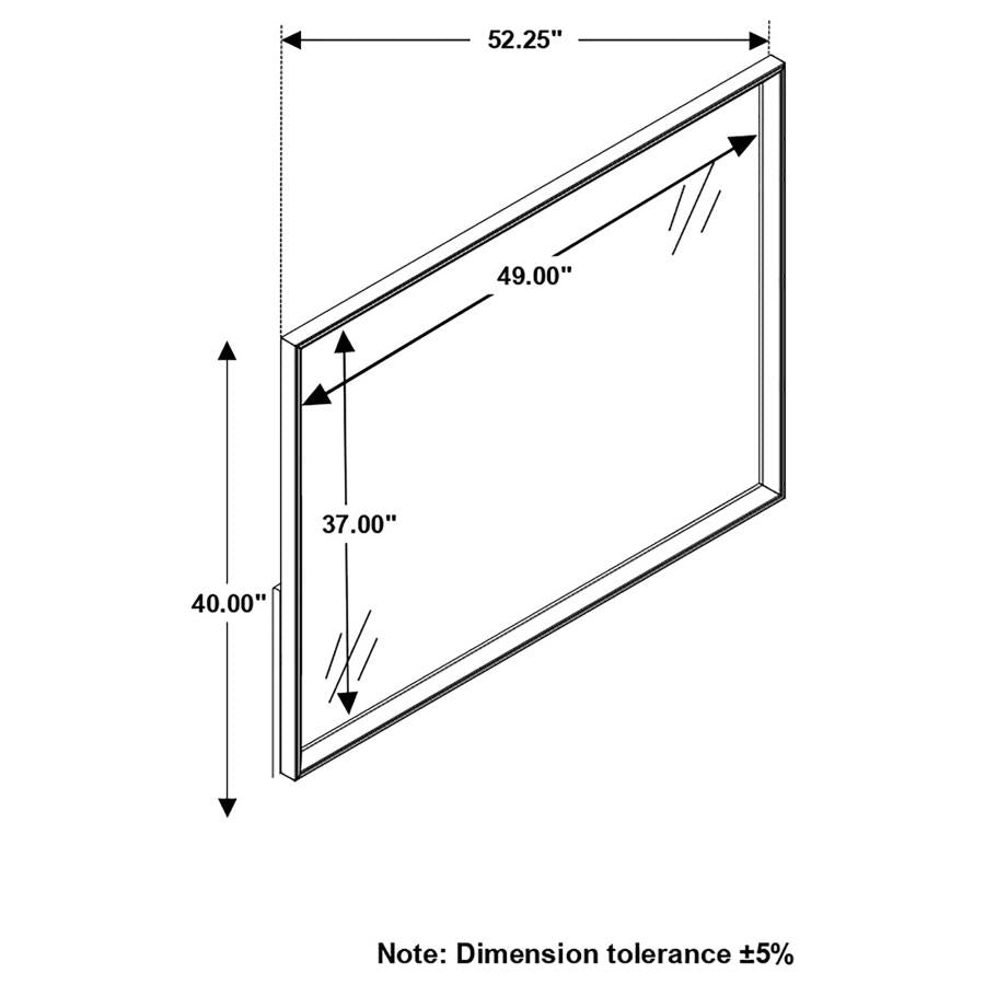 Durango Brown Dresser Mirror