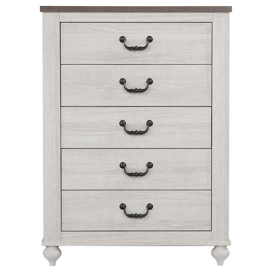 Stillwood Grey Eastern King Bed 5 Pc Set