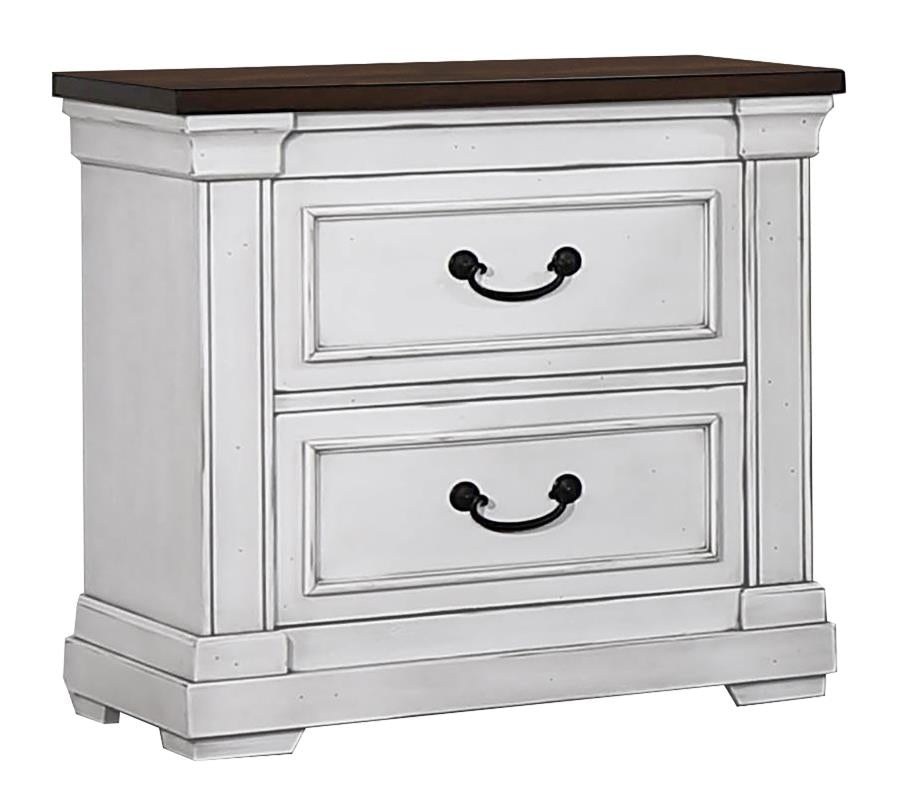 Hillcrest Ivory Queen Bed 5 Pc Set