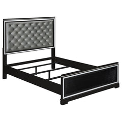Cappola Black Eastern King Bed 4 Pc Set