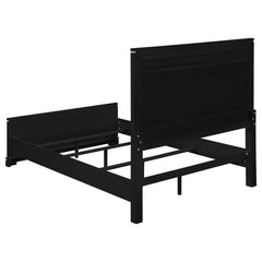 Cappola Black California King Bed 5 Pc Set