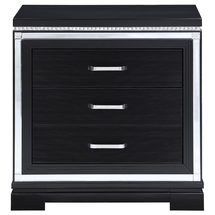 Cappola Black California King Bed 5 Pc Set