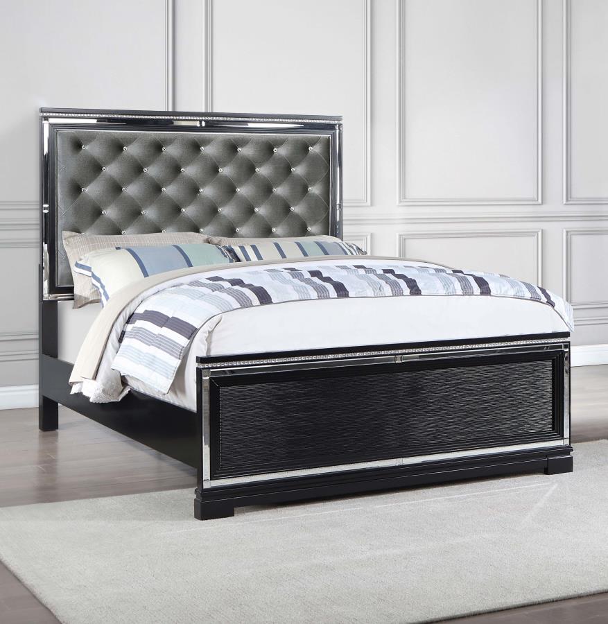 Cappola Black Queen Bed