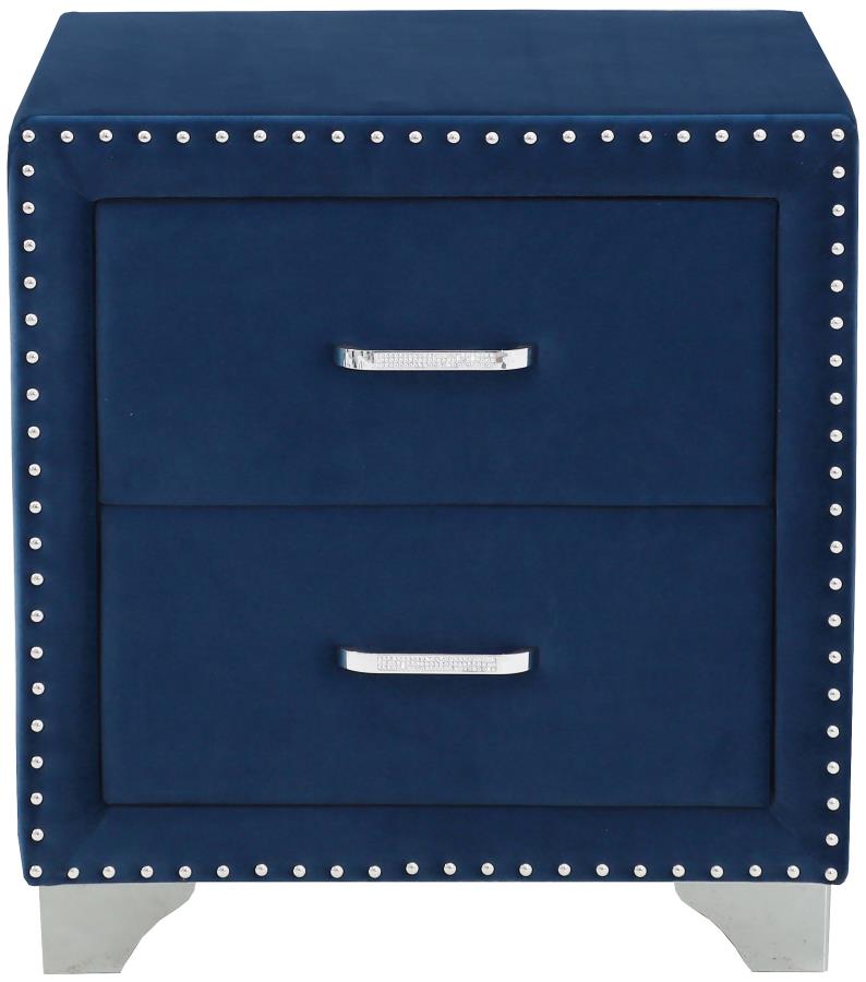 Melody Blue Queen Bed 5 Pc Set