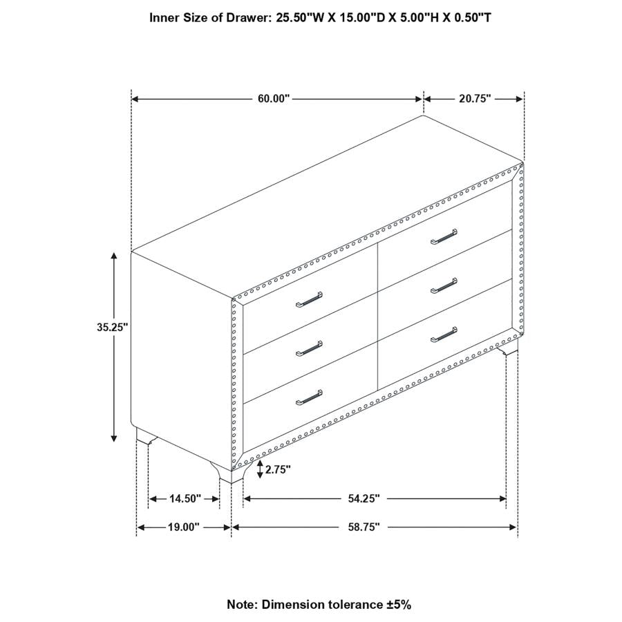 Melody Blue Dresser