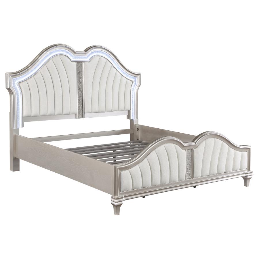 Evangeline Silver Queen Bed
