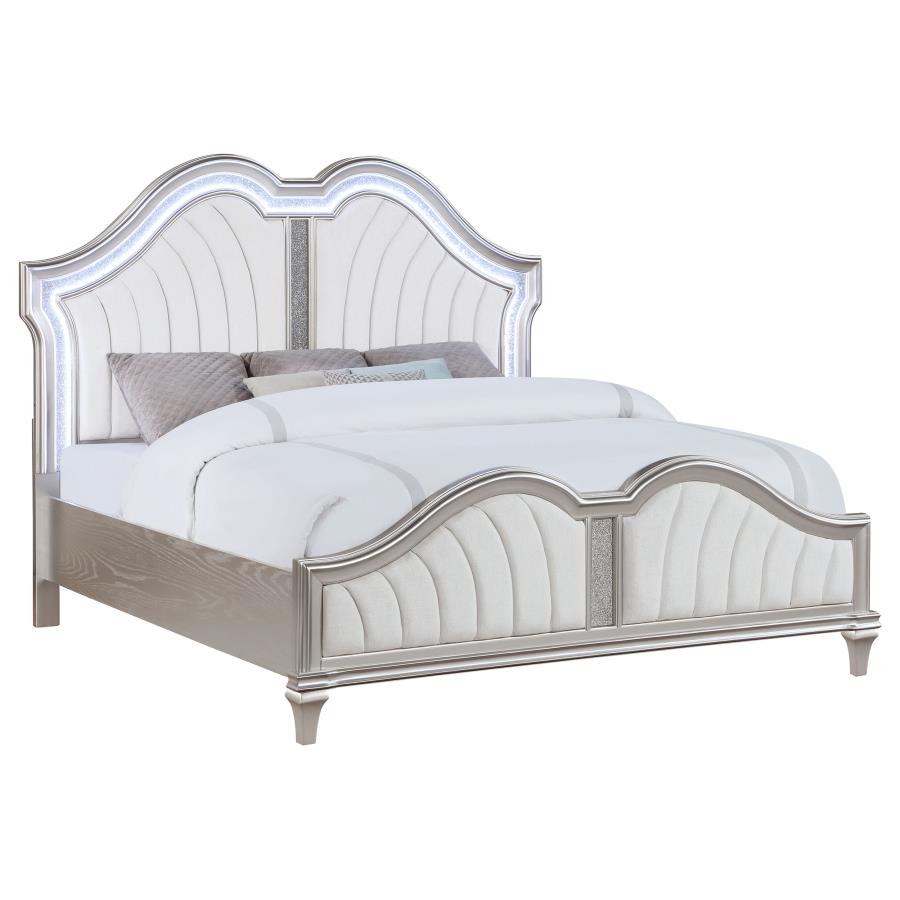 Evangeline Silver Queen Bed