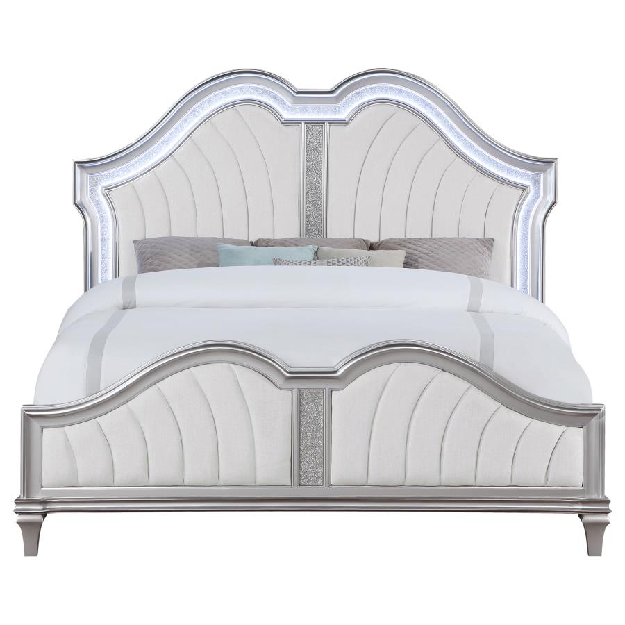 Evangeline Silver Queen Bed