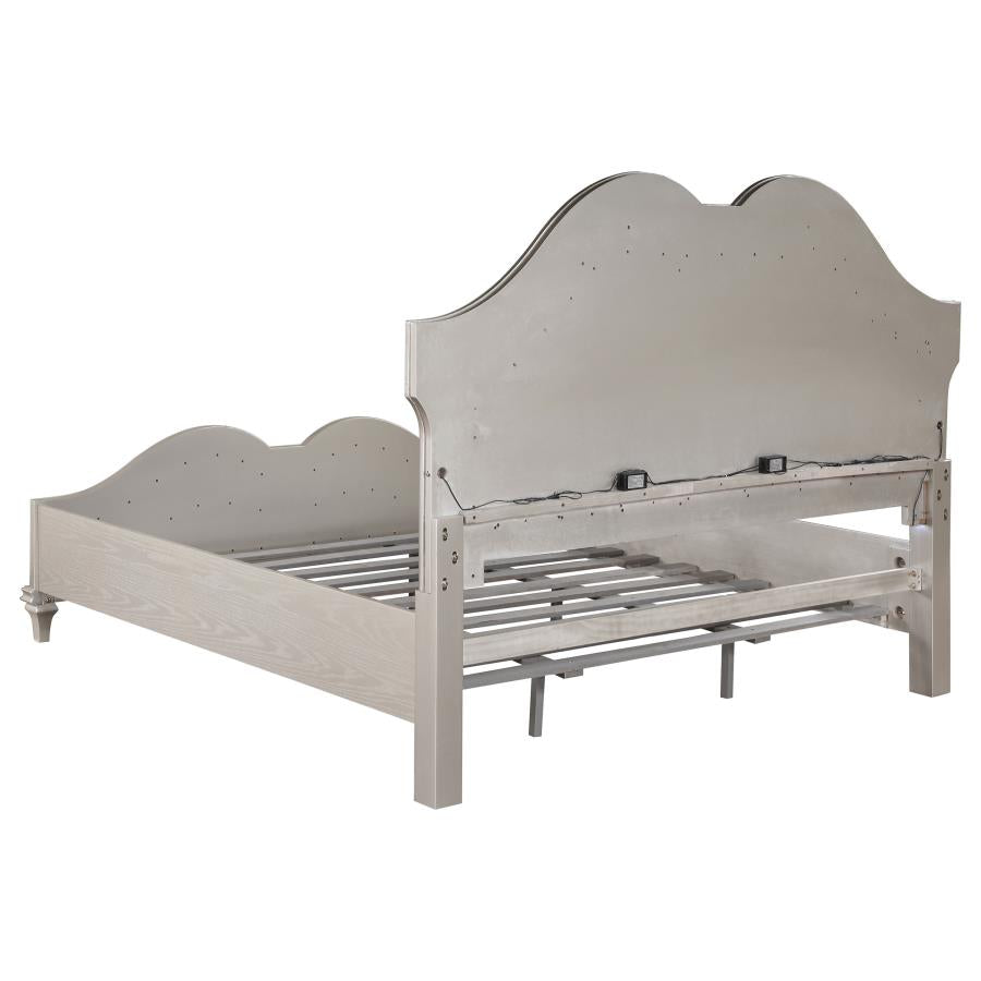 Evangeline Silver Queen Bed
