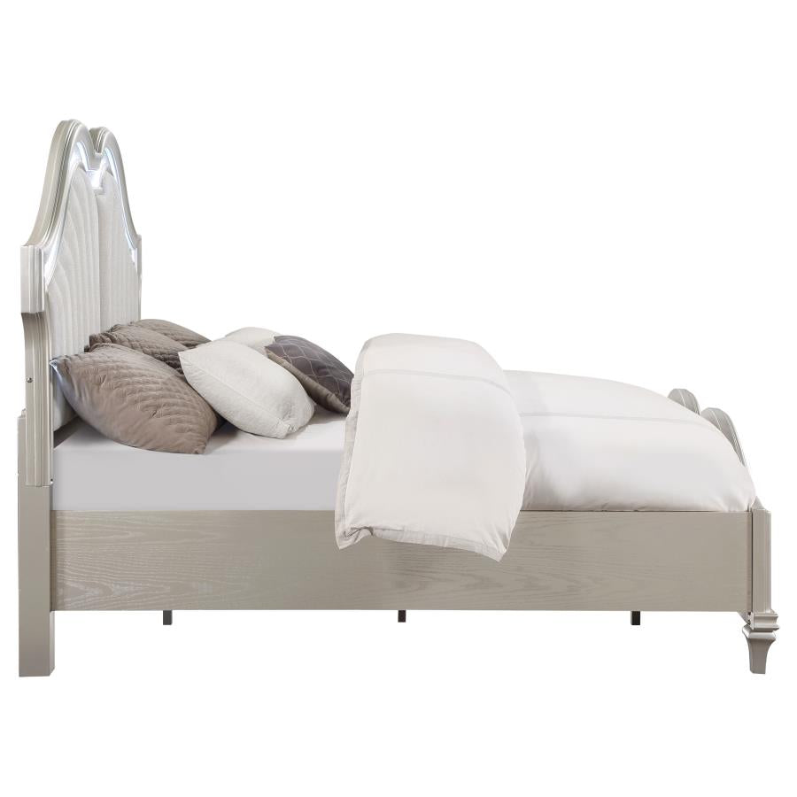 Evangeline Silver Queen Bed