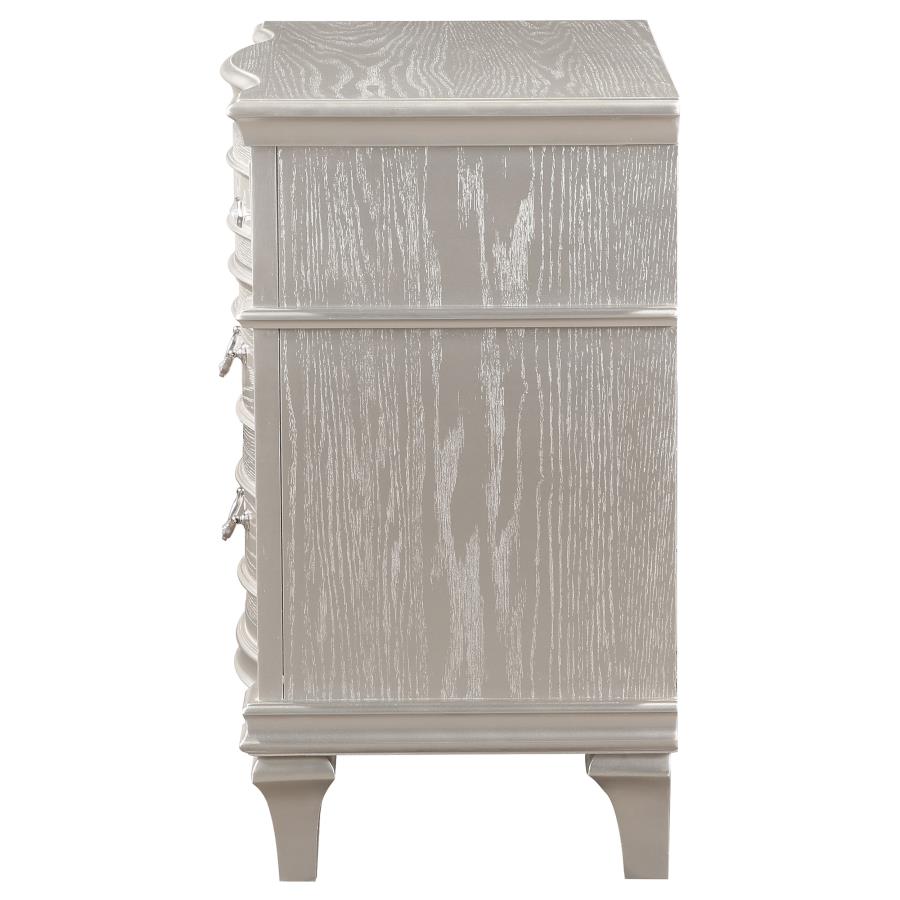 Evangeline Silver Nightstand