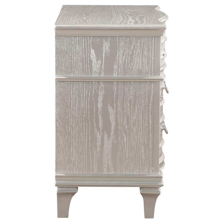 Evangeline Silver Nightstand