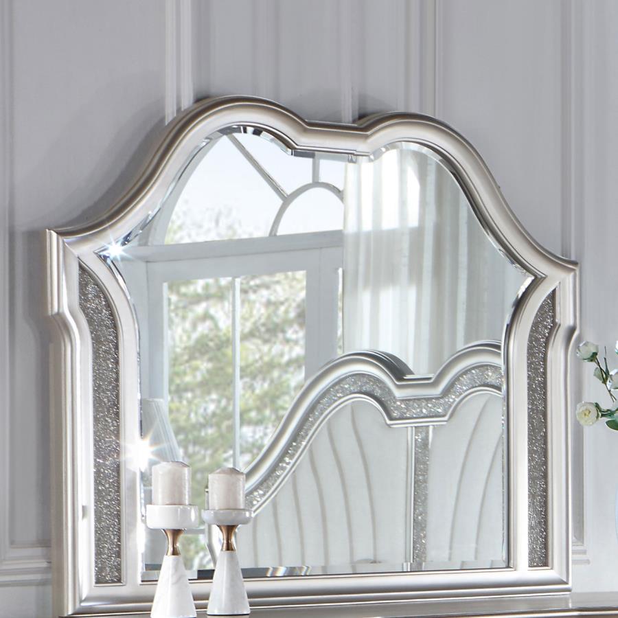 Evangeline Silver Dresser Mirror