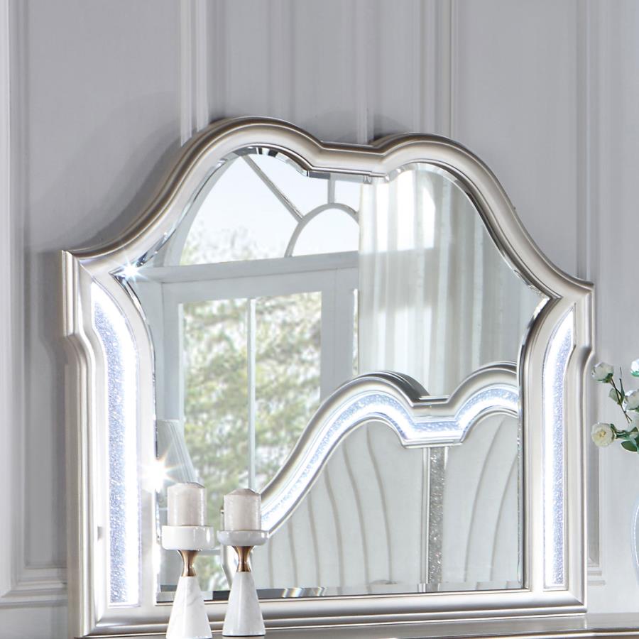 Evangeline Silver Dresser Mirror