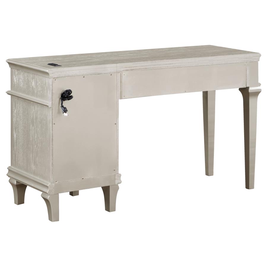 Evangeline Silver Vanity Table