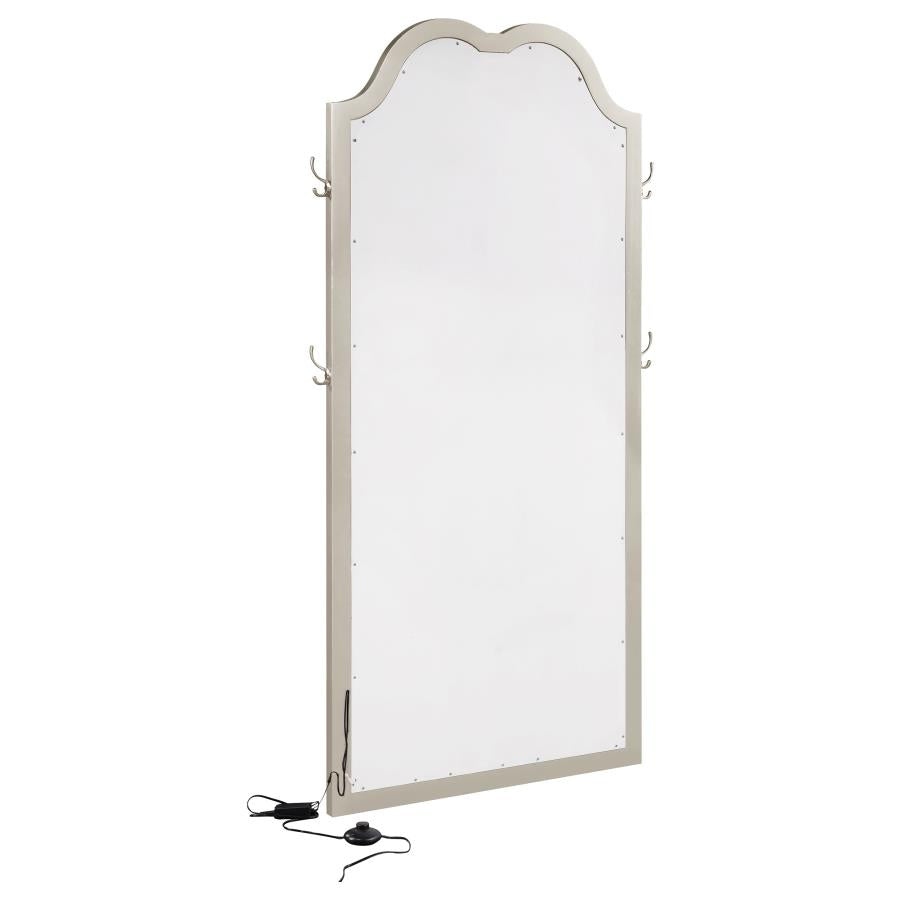Evangeline Silver Floor Mirror