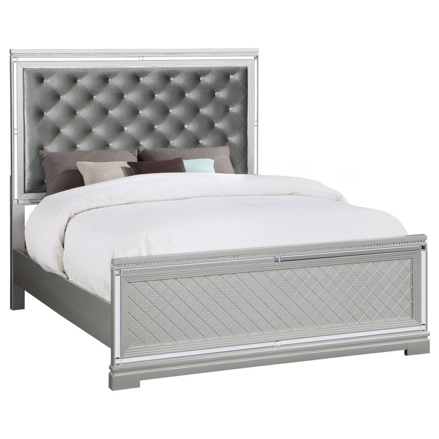 Eleanor Silver Queen Bed