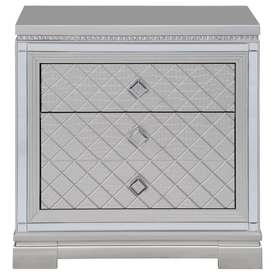 Eleanor Silver Nightstand