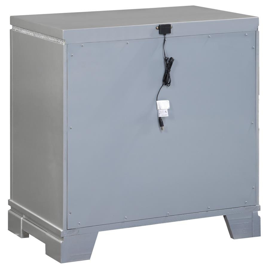 Eleanor Silver Nightstand