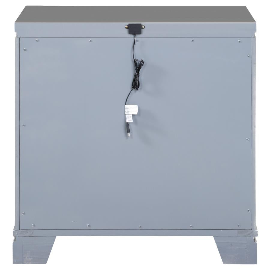 Eleanor Silver Nightstand
