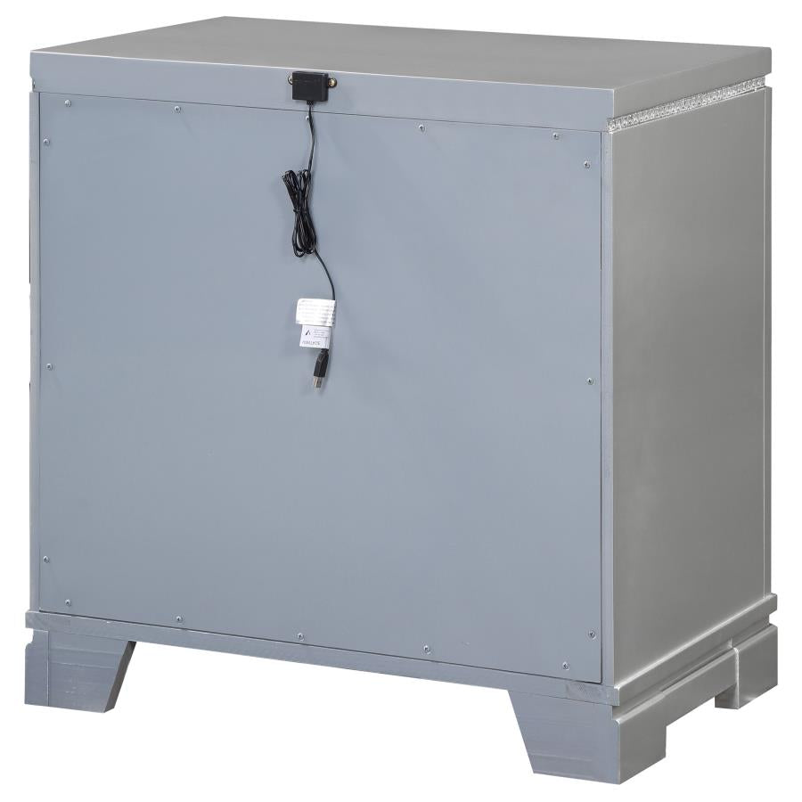 Eleanor Silver Nightstand