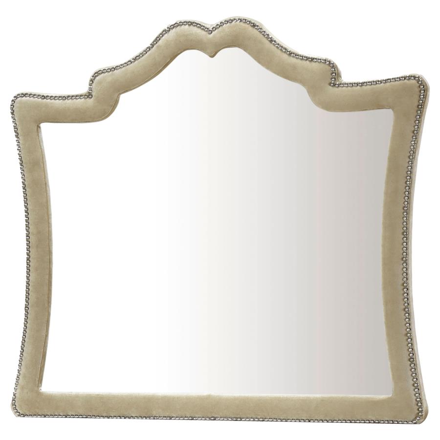 Antonella Beige California King Bed 4 Pc Set