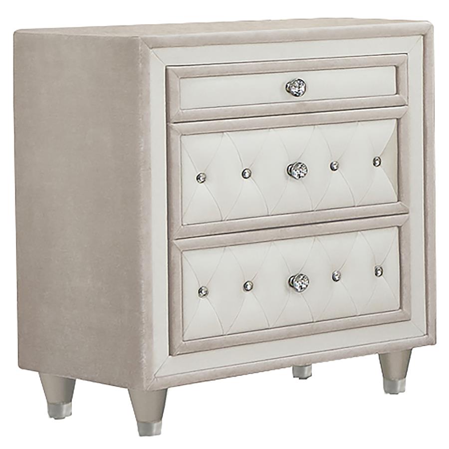 Antonella Beige Nightstand