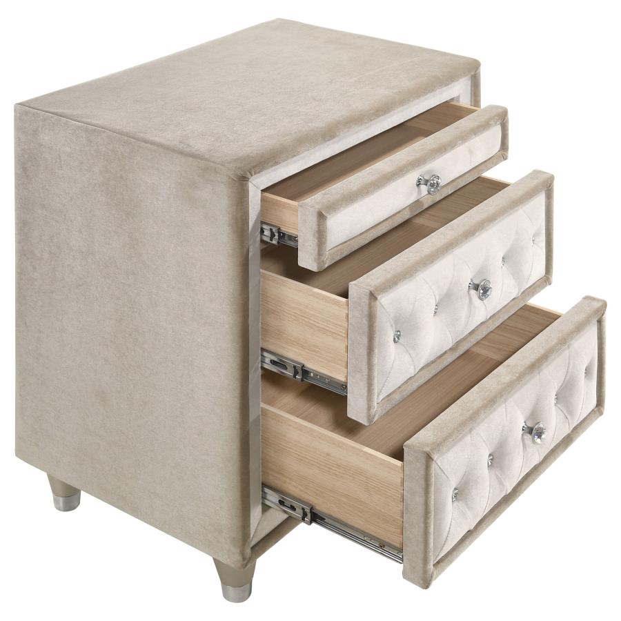 Antonella Beige Nightstand