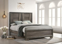 Janine Grey Queen Bed