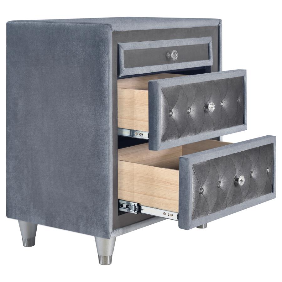 Antonella Grey Nightstand