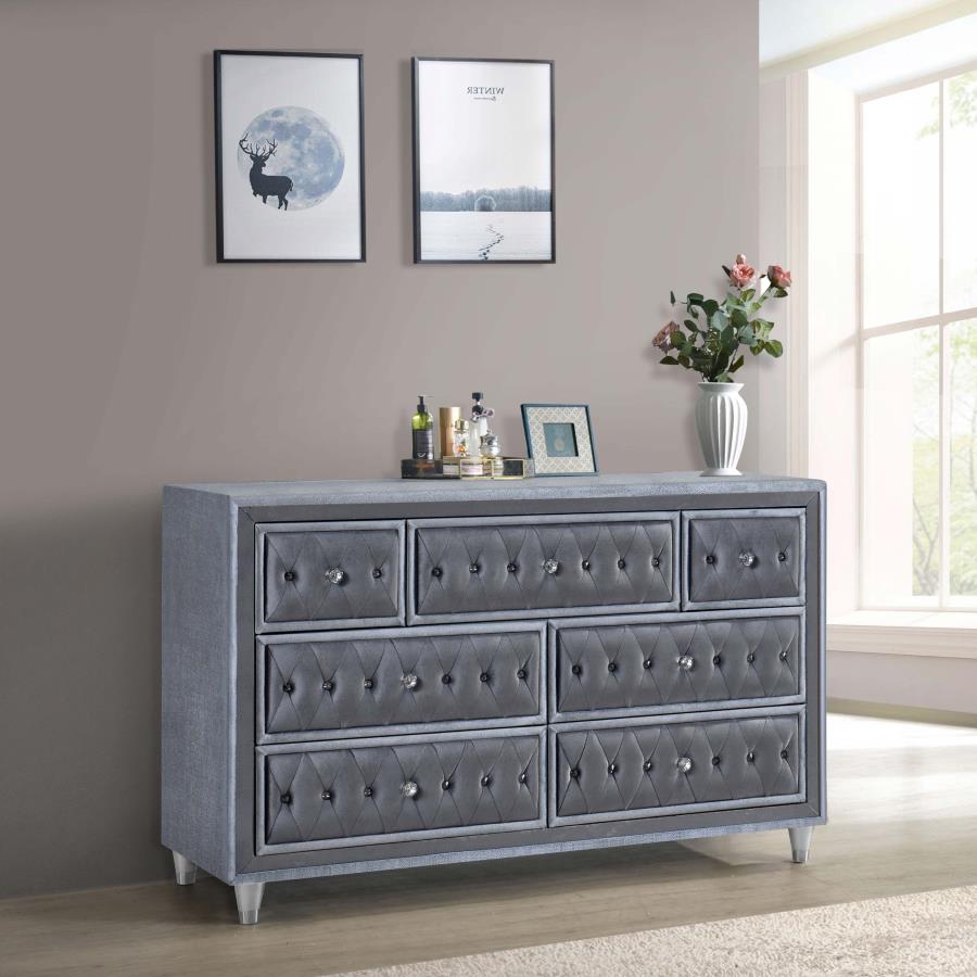 Antonella Grey Dresser