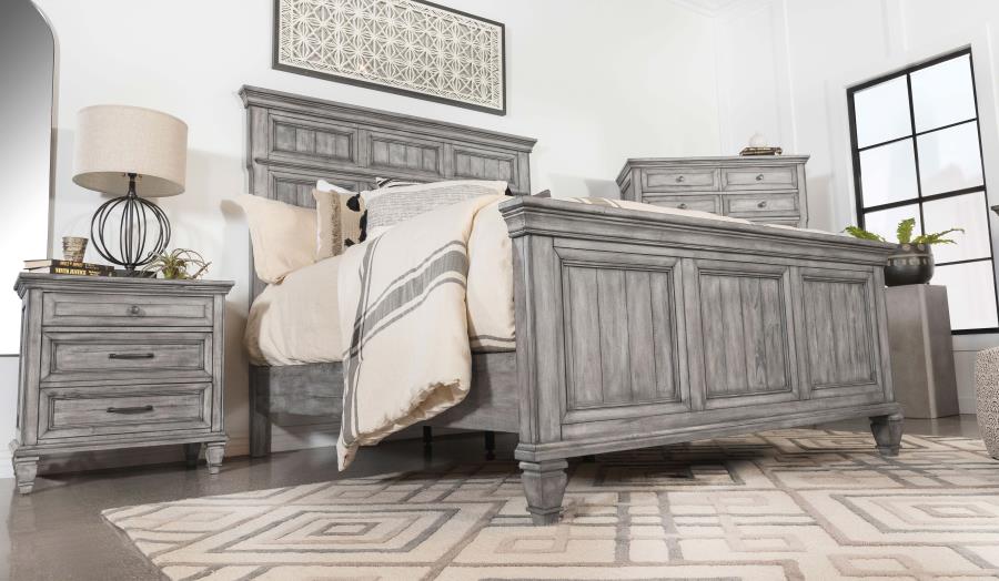 Avenue Grey Queen Bed