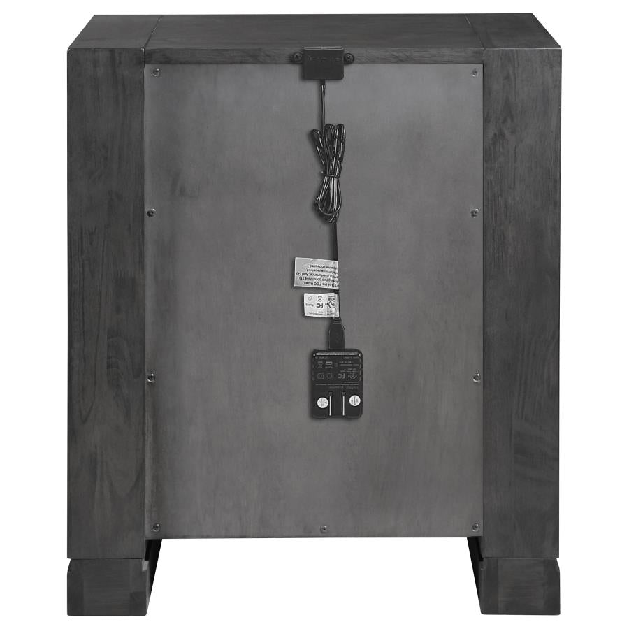 Lorenzo Grey Nightstand
