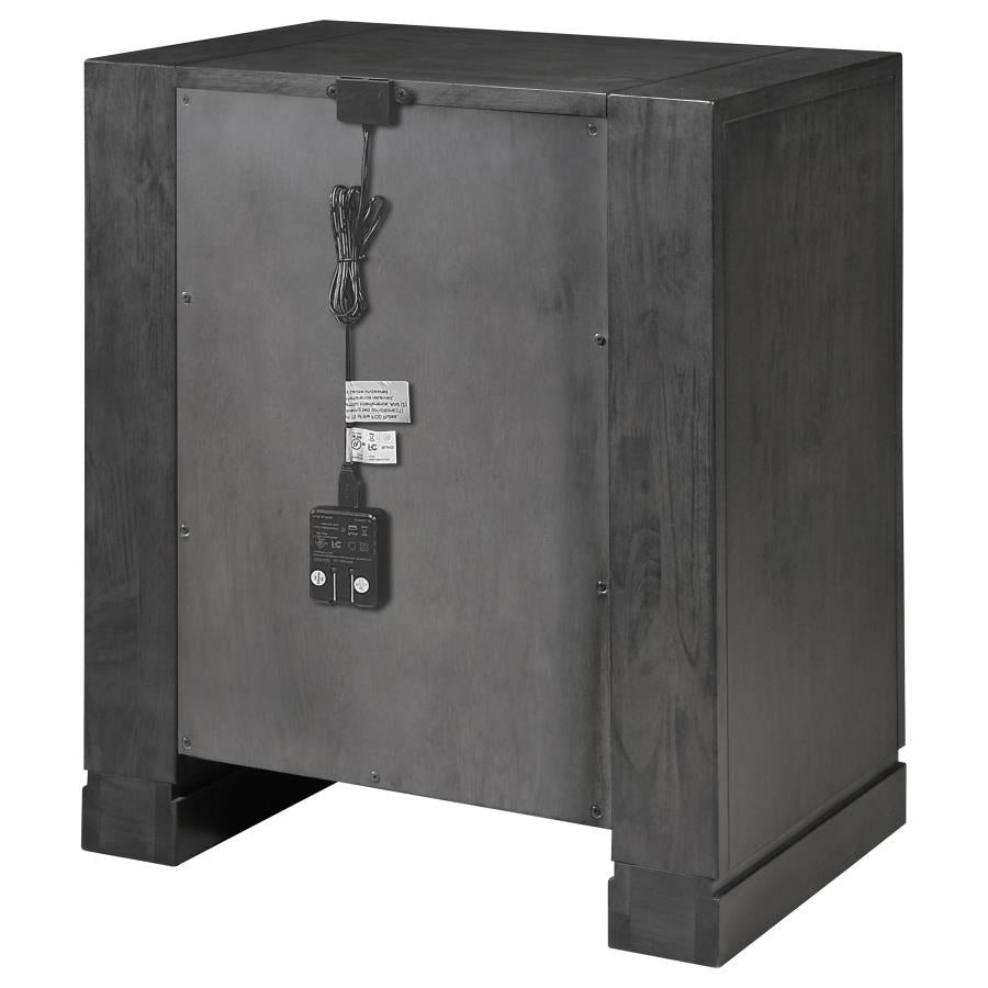 Lorenzo Grey Nightstand