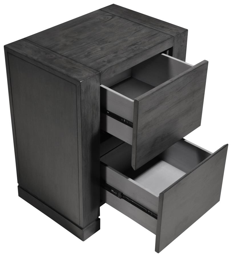 Lorenzo Grey Nightstand